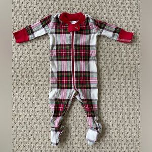 Hanna Andersson Baby Plaid Sleeper Size 0-3 Months